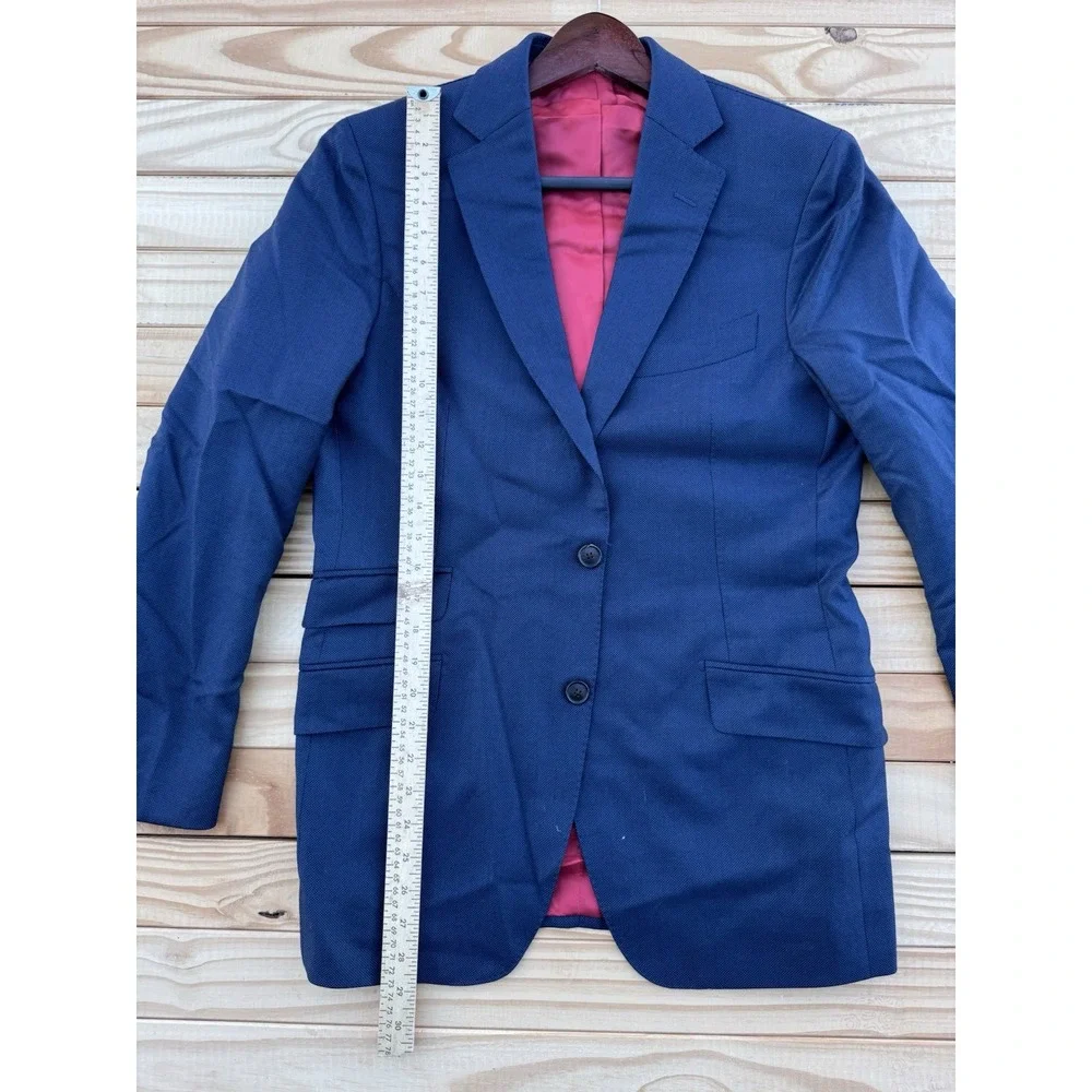 Suitsupply Blazer Men's 48 Vitale Barberis Canonico Sienna Pure Wool Jacket Coat